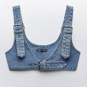 Zara Special Edition Denim Harness Belt